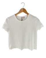 Blusa manga corta con textura