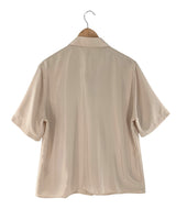 Camisa manga corta satinada