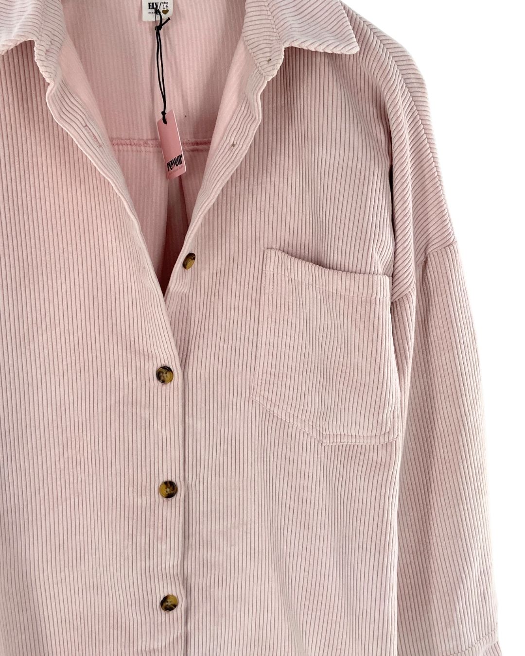 Sobrecamisa en pana  basica