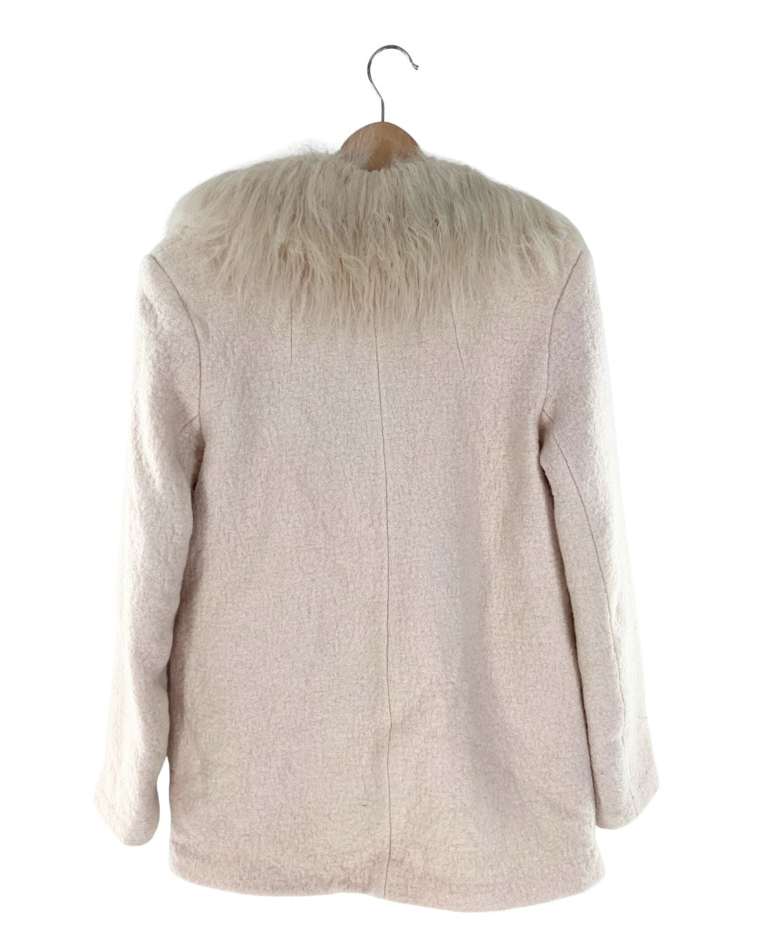 Chaqueta afelpada en cuello