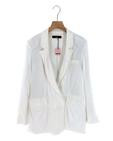 Blazer midi abotonado