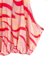 Blusa cuello halter encauchada