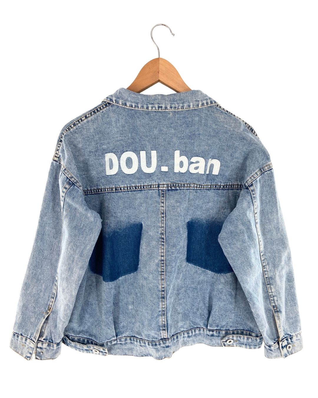 Chaqueta abotonada en denim