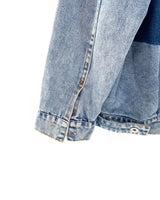 Chaqueta abotonada en denim