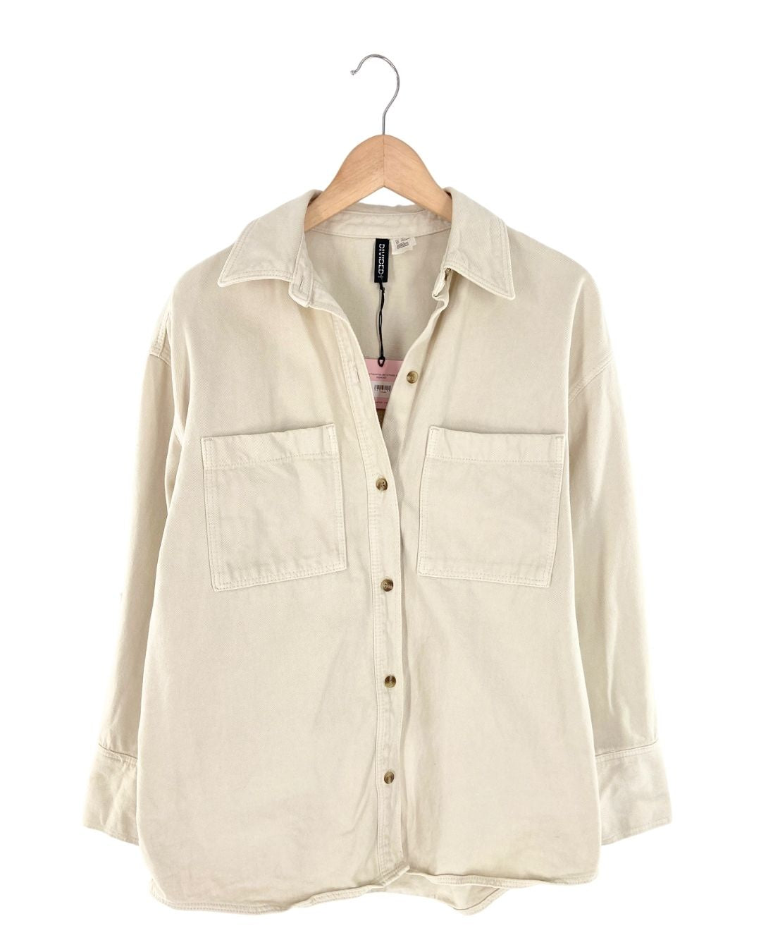 Chaqueta en denim abotonada