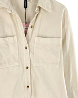 Chaqueta en denim abotonada
