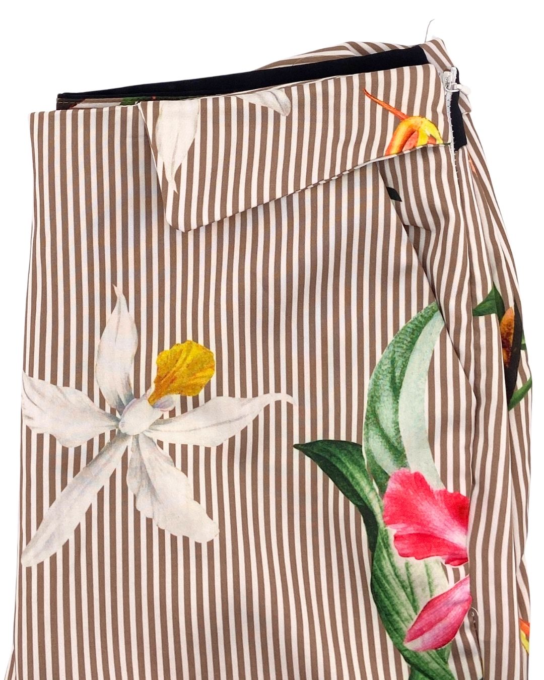 Pantalon print rayas y flores