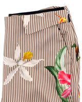 Pantalon print rayas y flores