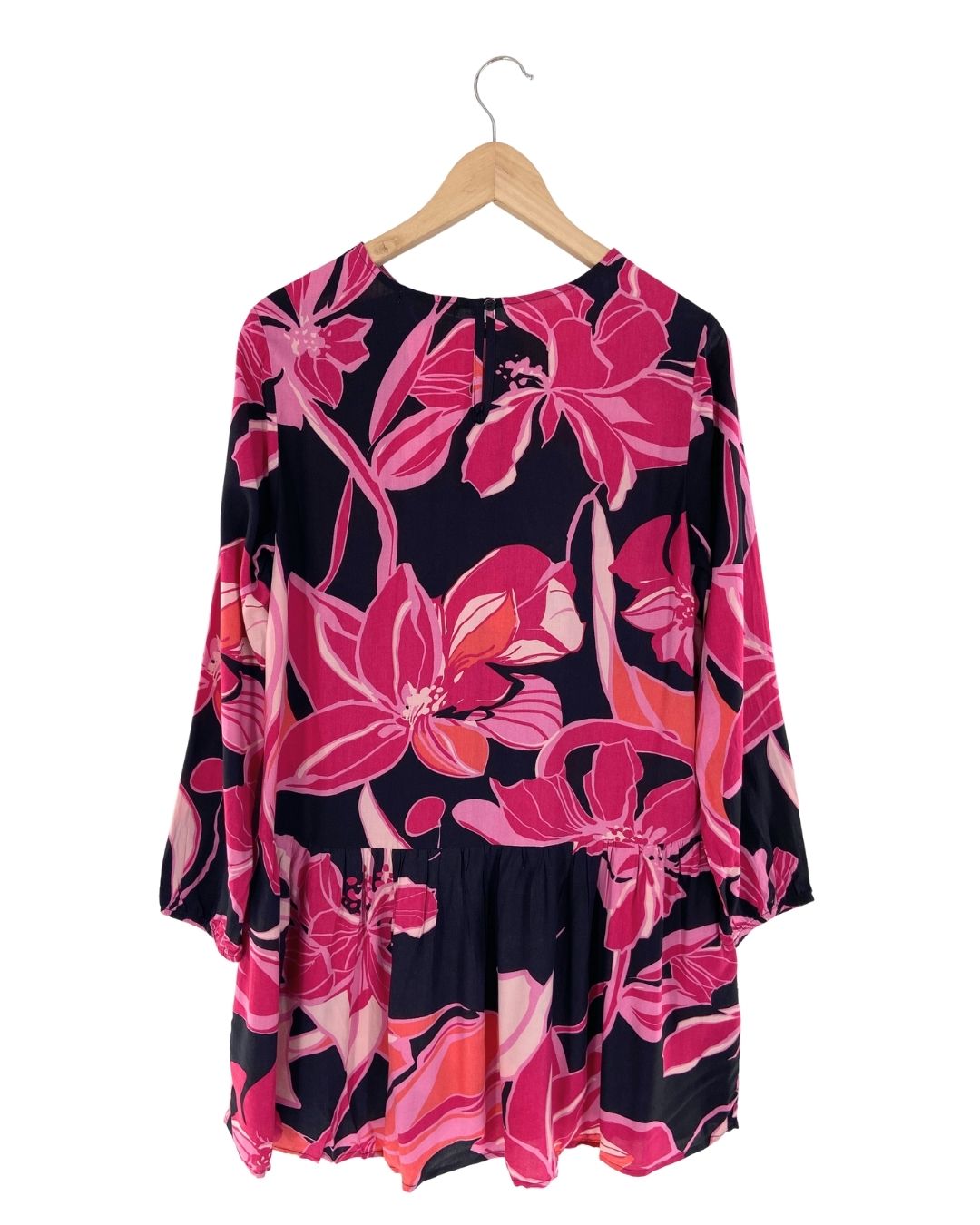 Vestido mini amplio print