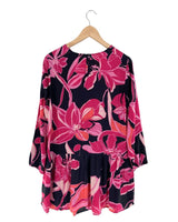 Vestido mini amplio print