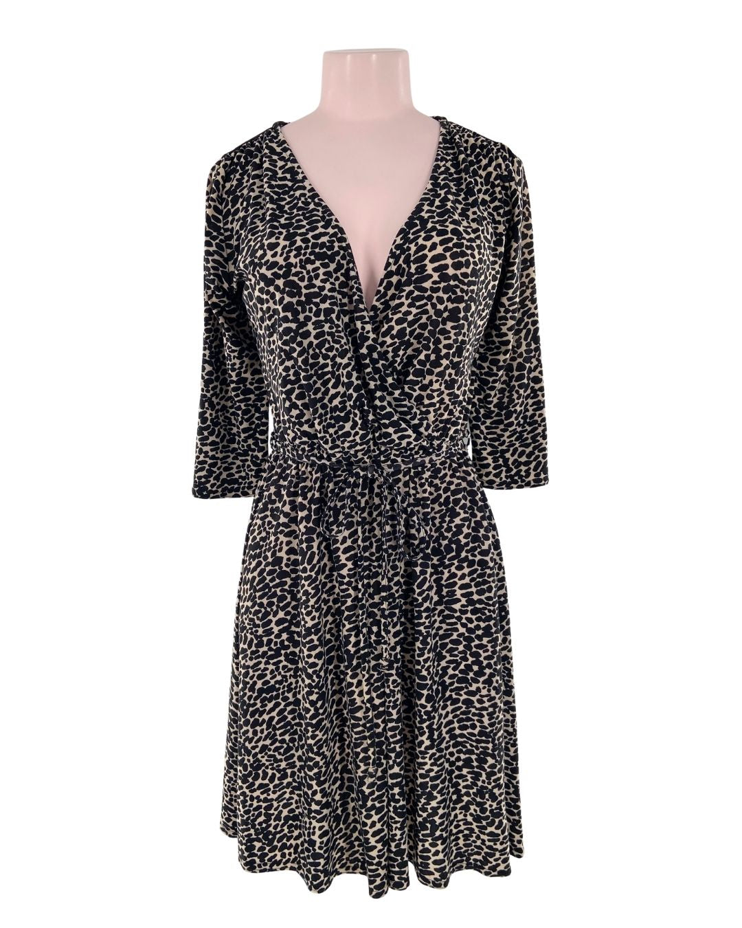 Vestido midi encauchado