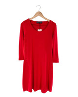 Vestido midi manga larga