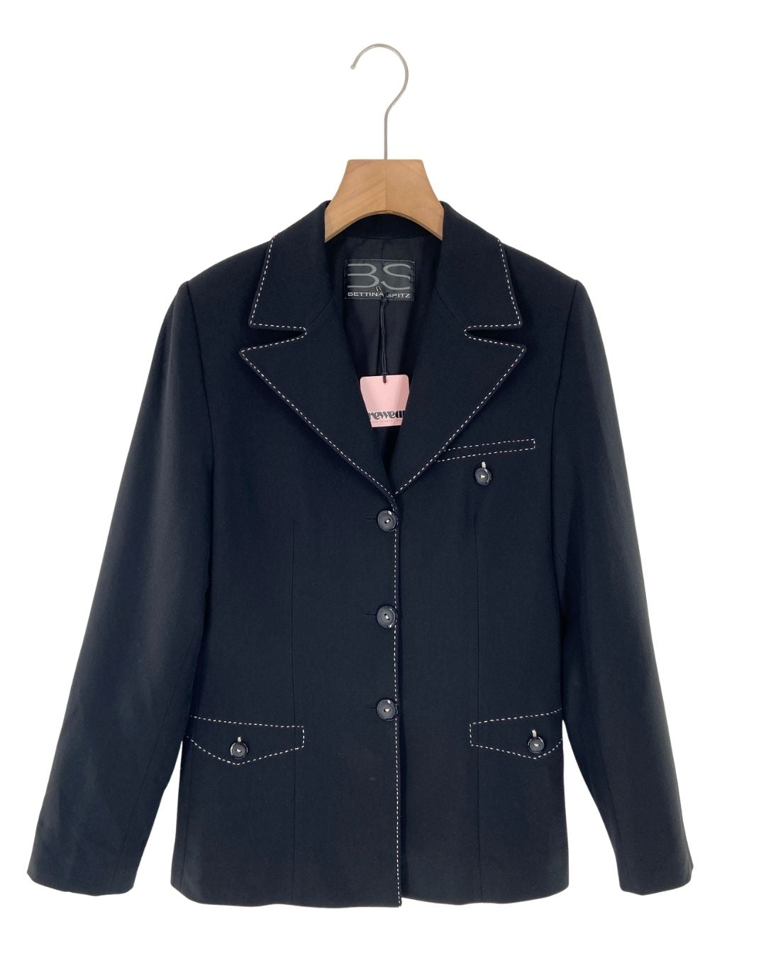 Blazer midi costura en borde
