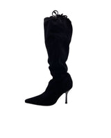 Botas de tacon caña ajustable