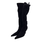 Botas de tacon caña ajustable