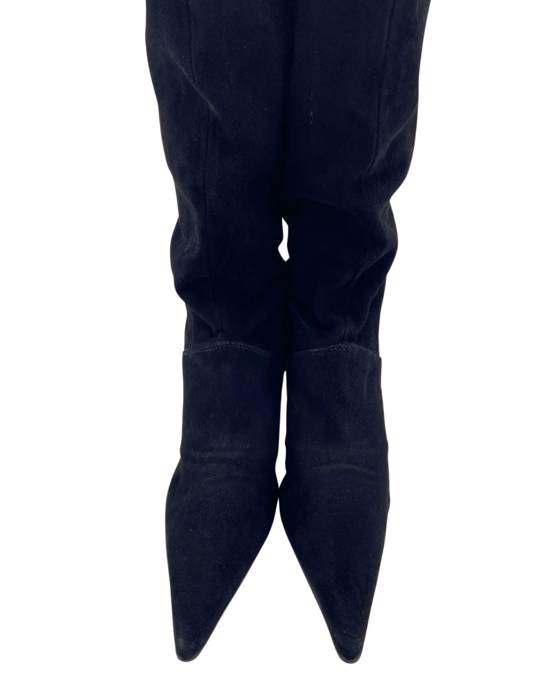Botas de tacon caña ajustable