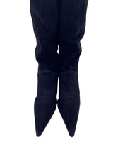 Botas de tacon caña ajustable