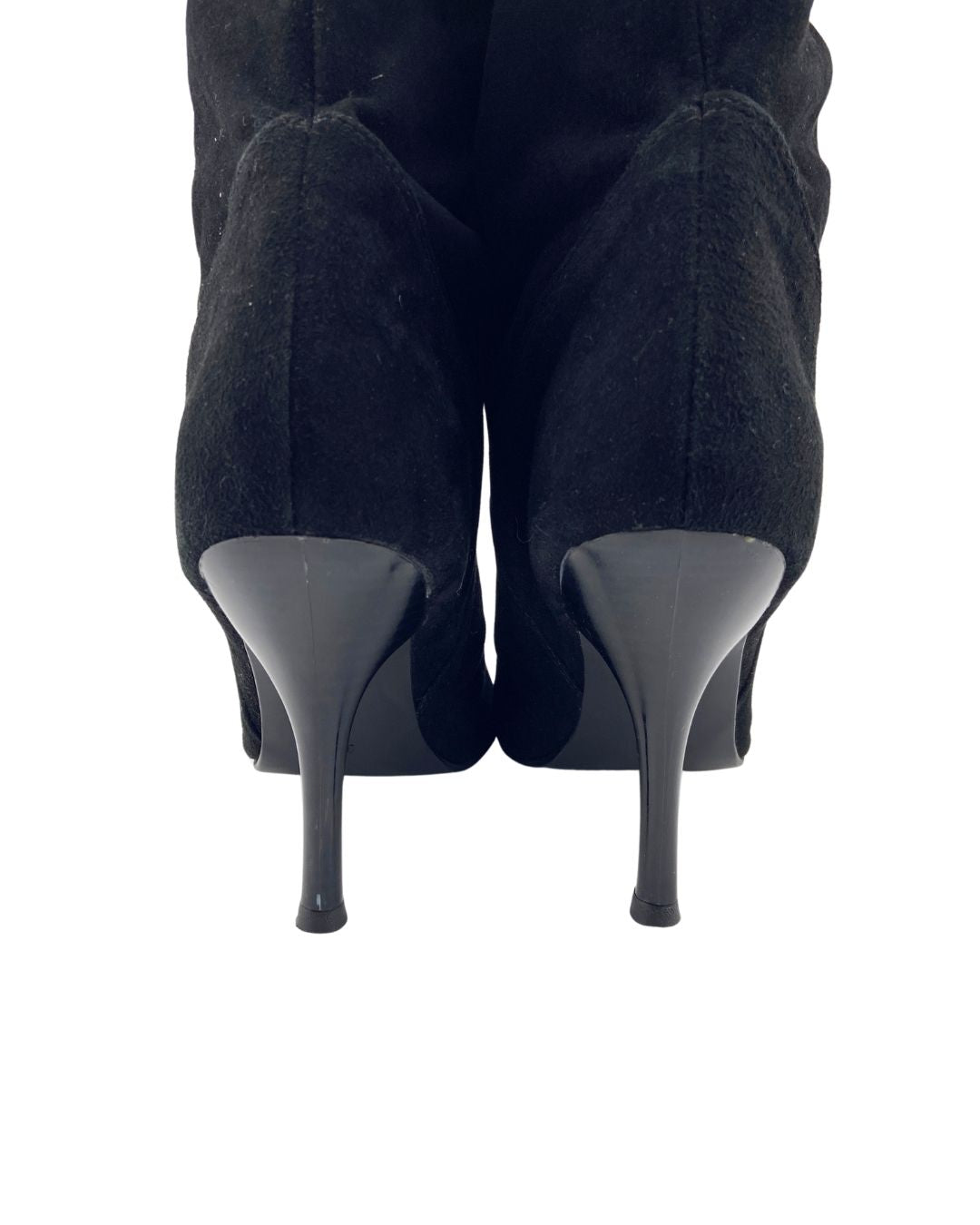 Botas de tacon caña ajustable