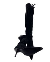 Botas de tacon caña ajustable