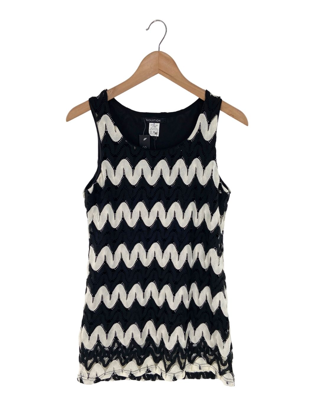 Blusa en blonda tejida