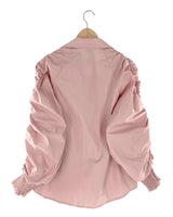 Camisa mangas encauchadas