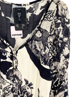 Blusa manga larga con print