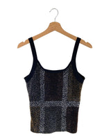 Blusa de tiras con recamado