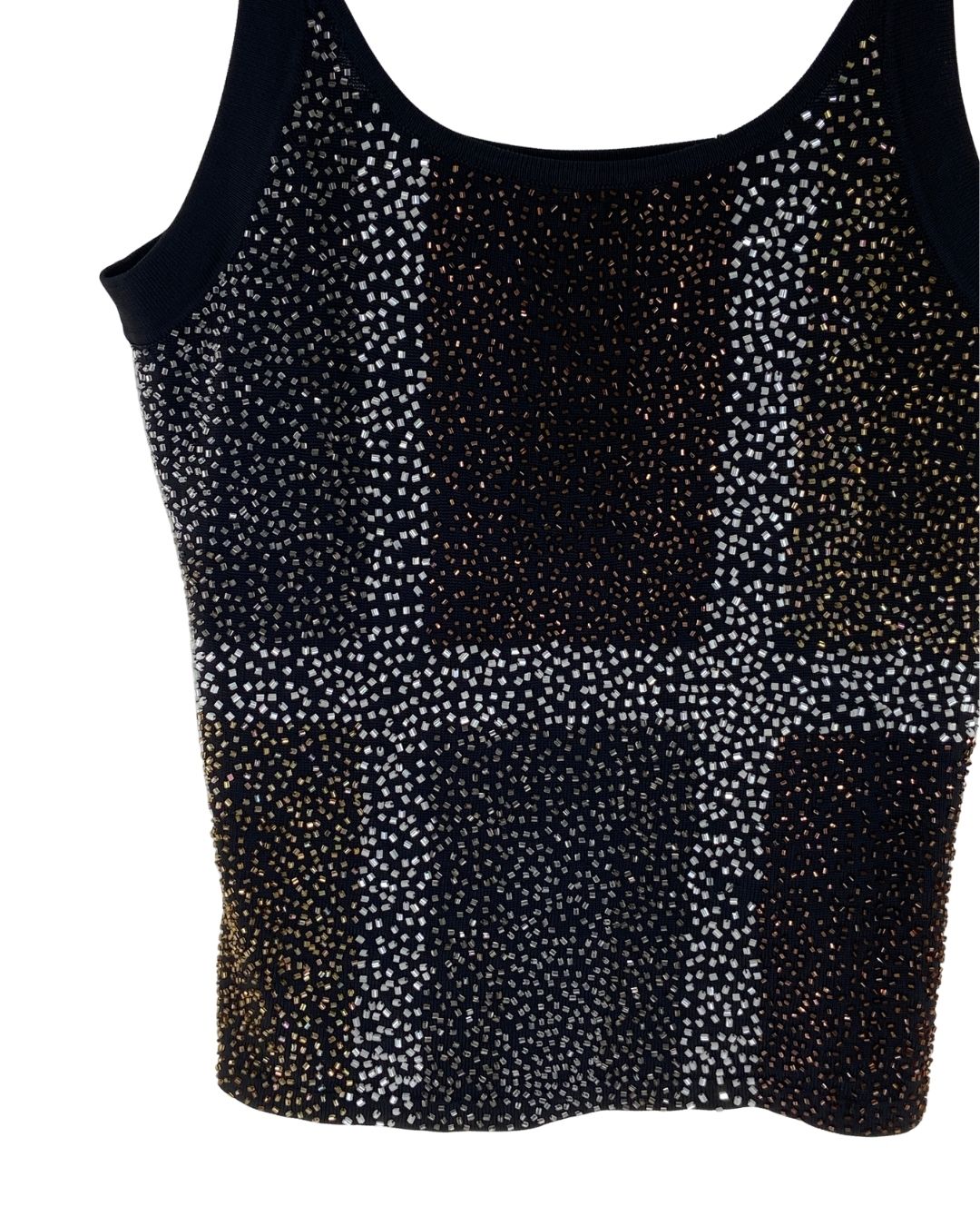 Blusa de tiras con recamado