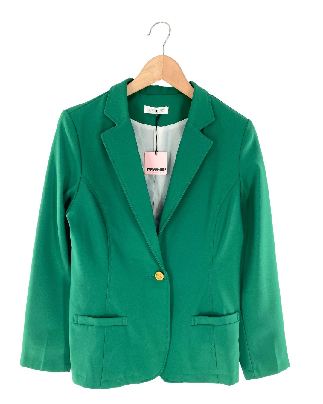 Blazer delgado abotonado