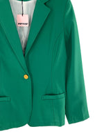 Blazer delgado abotonado