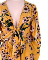 Vestido midi anudado