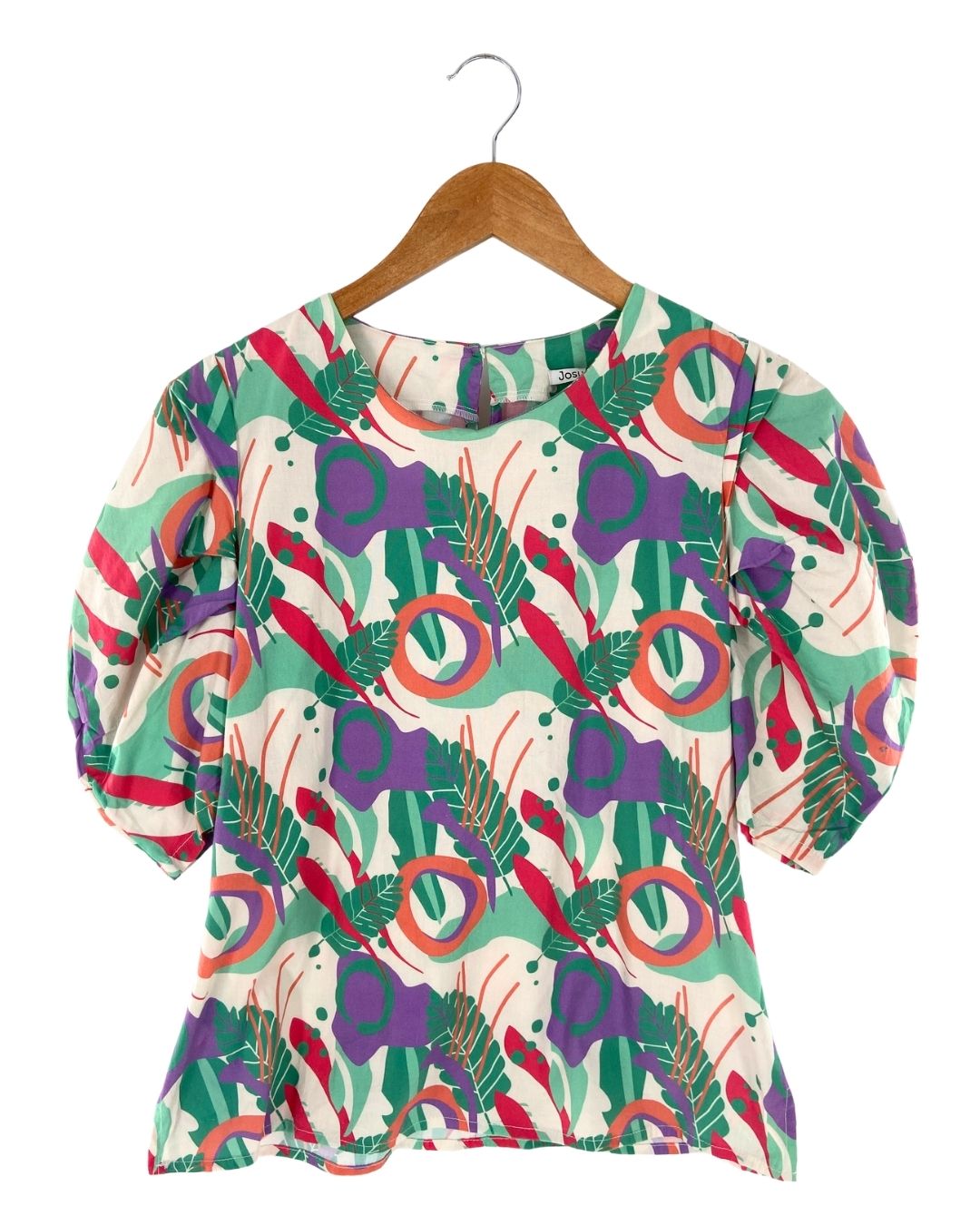Blusa manga princesa print