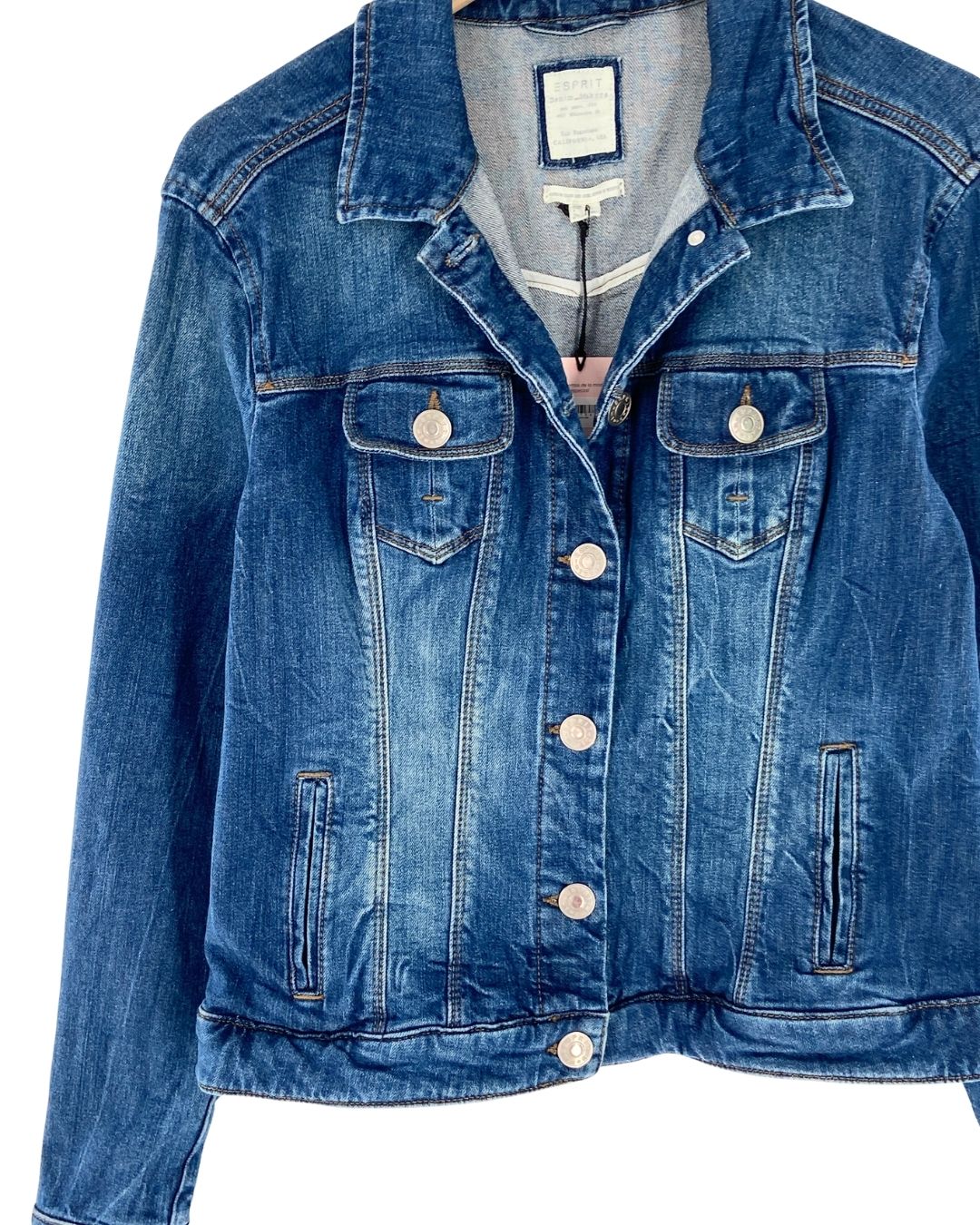 Chaqueta en denim rigido