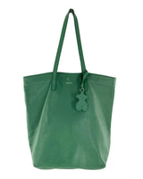 Bolso tote en cuero