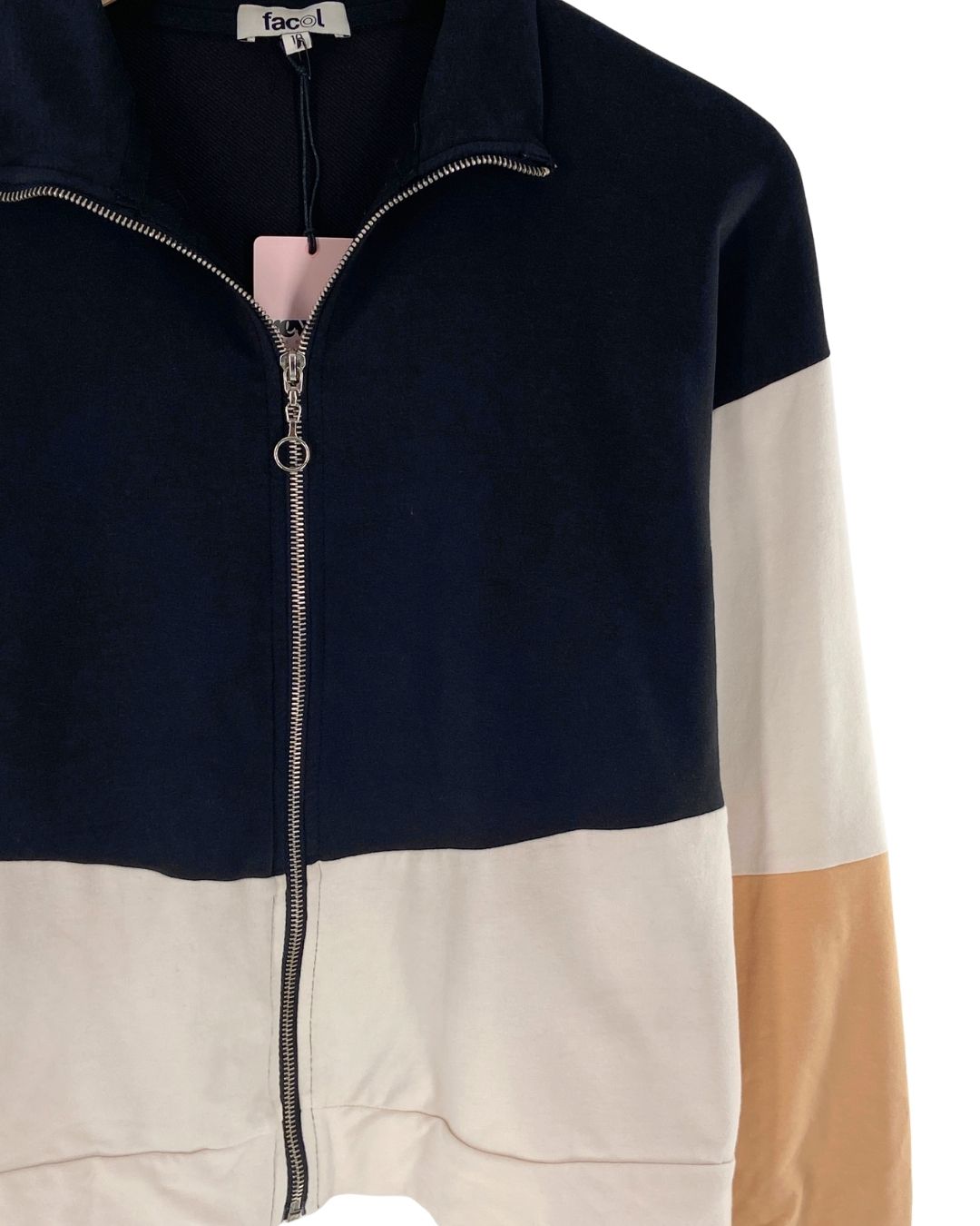 Chaqueta color block