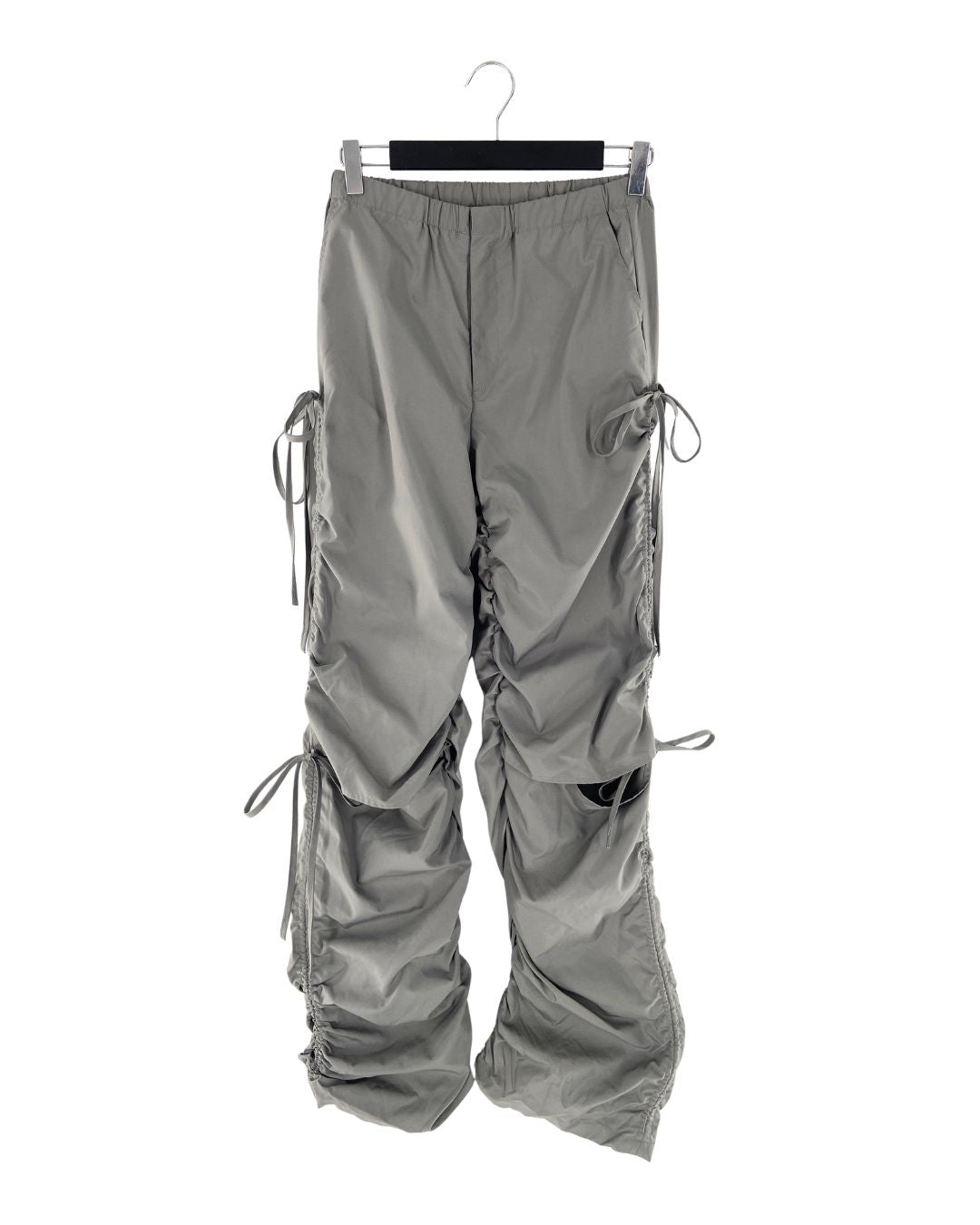 Pantalon parachute encauchado