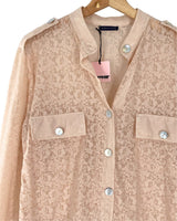 Camisa manga larga en blonda