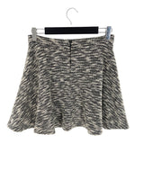 Falda tejida mini amplia