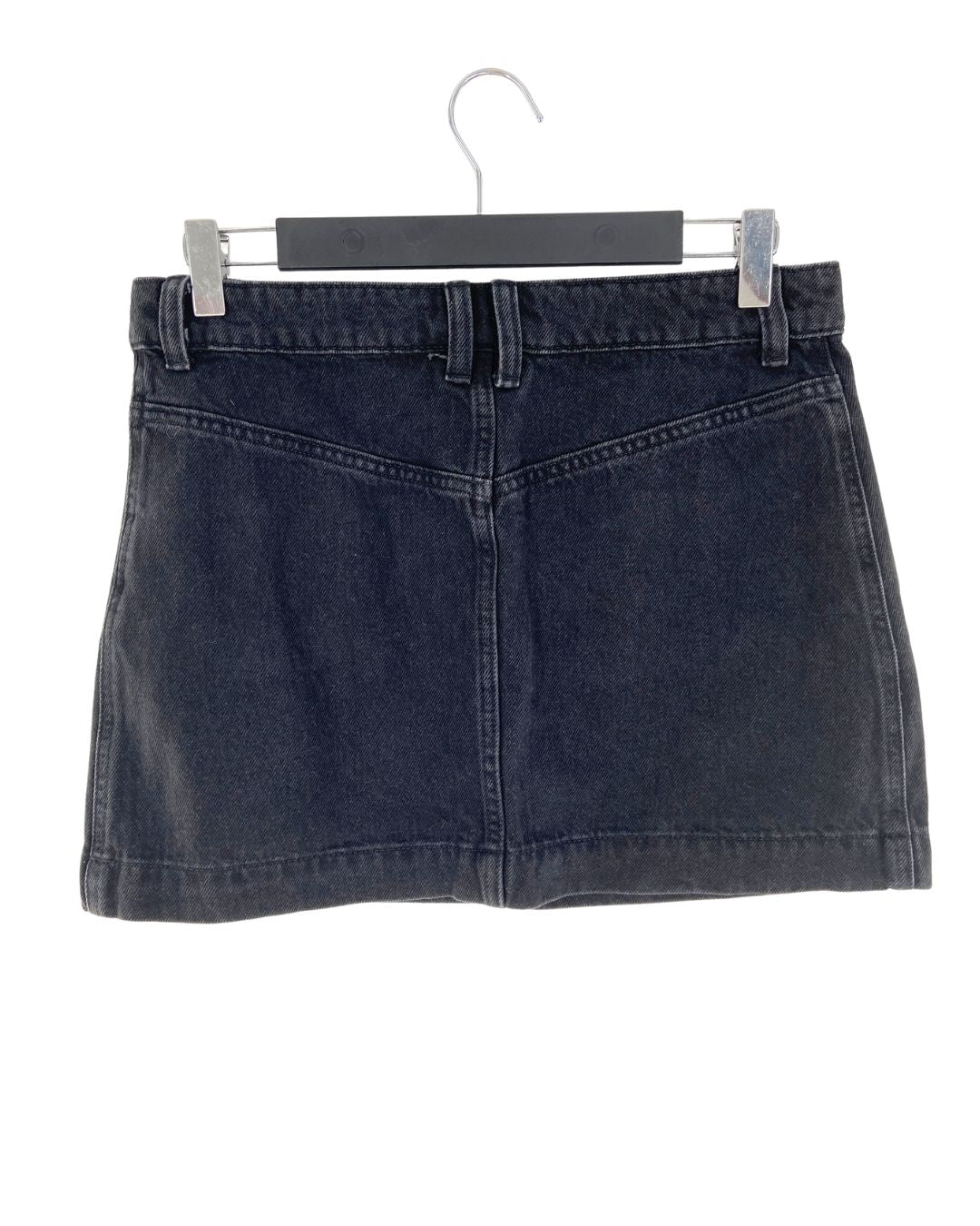 Falda mini en denim