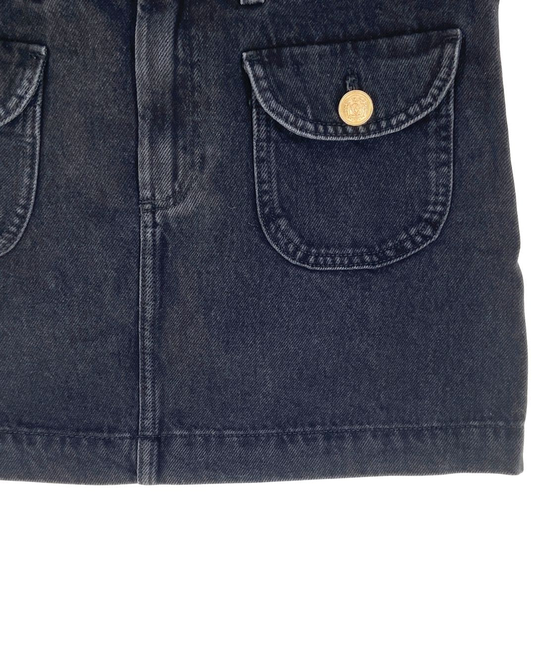 Falda mini en denim