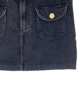 Falda mini en denim