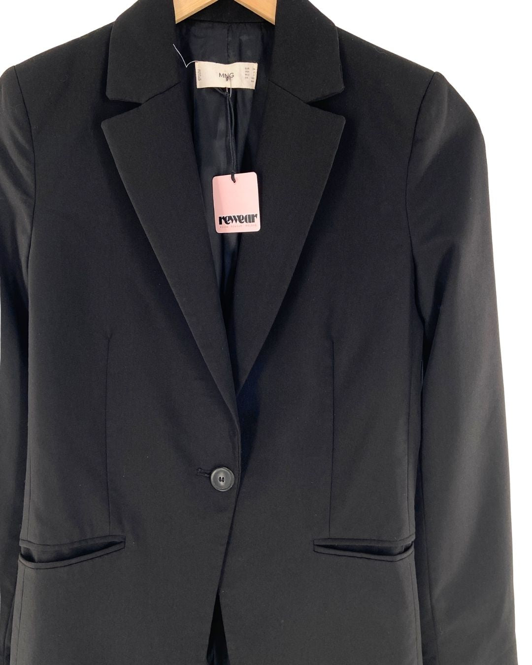 Blazer midi un boton basico