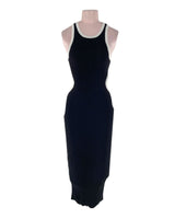 Vestido canale con cut out