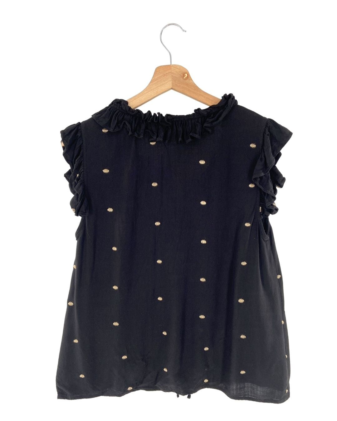 Blusa sleeveless bordada