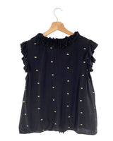Blusa sleeveless bordada