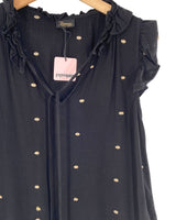 Blusa sleeveless bordada