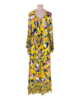Maxi vestido print abstracto