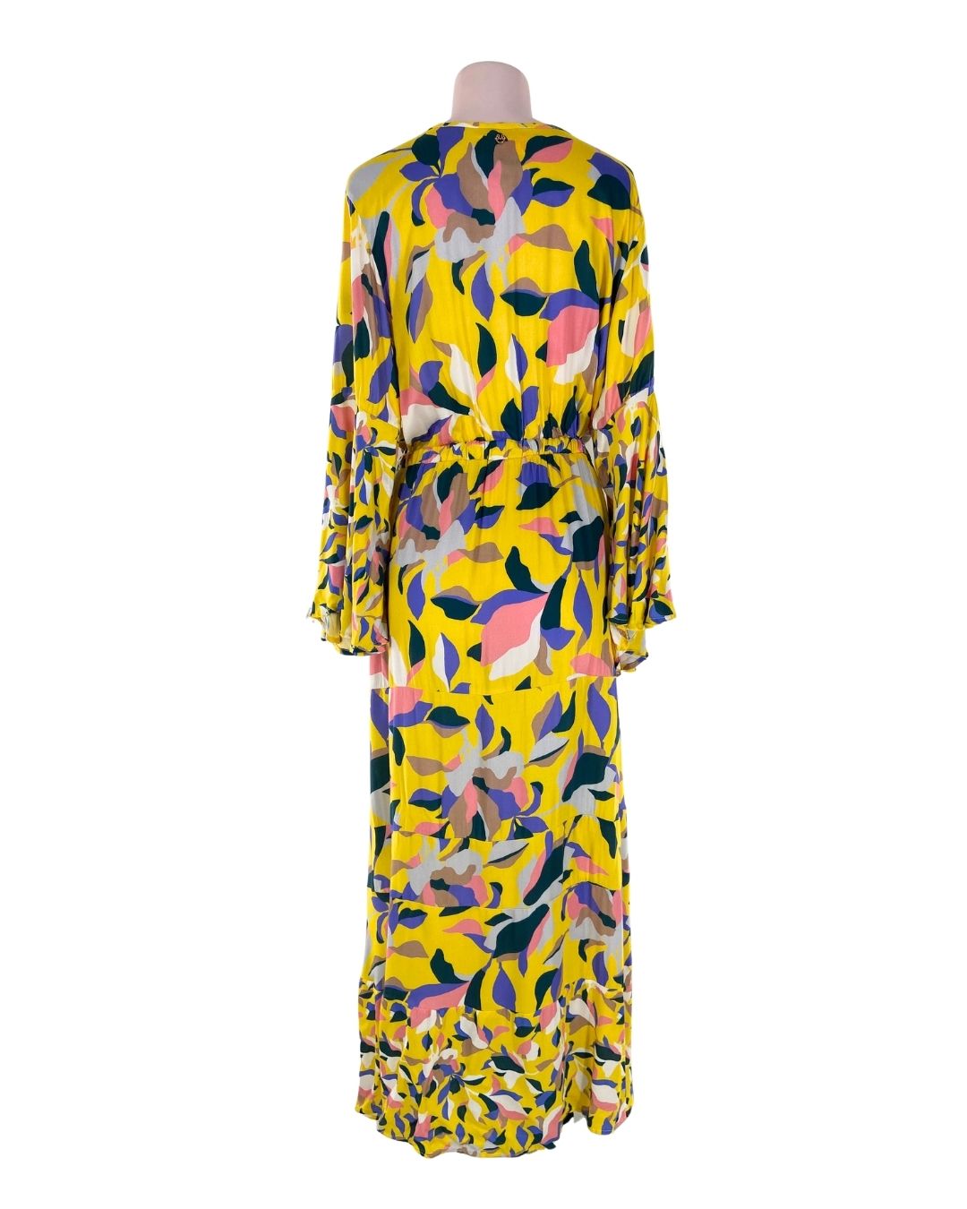 Maxi vestido print abstracto