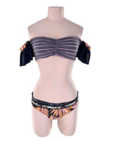 Bikini reversible con print