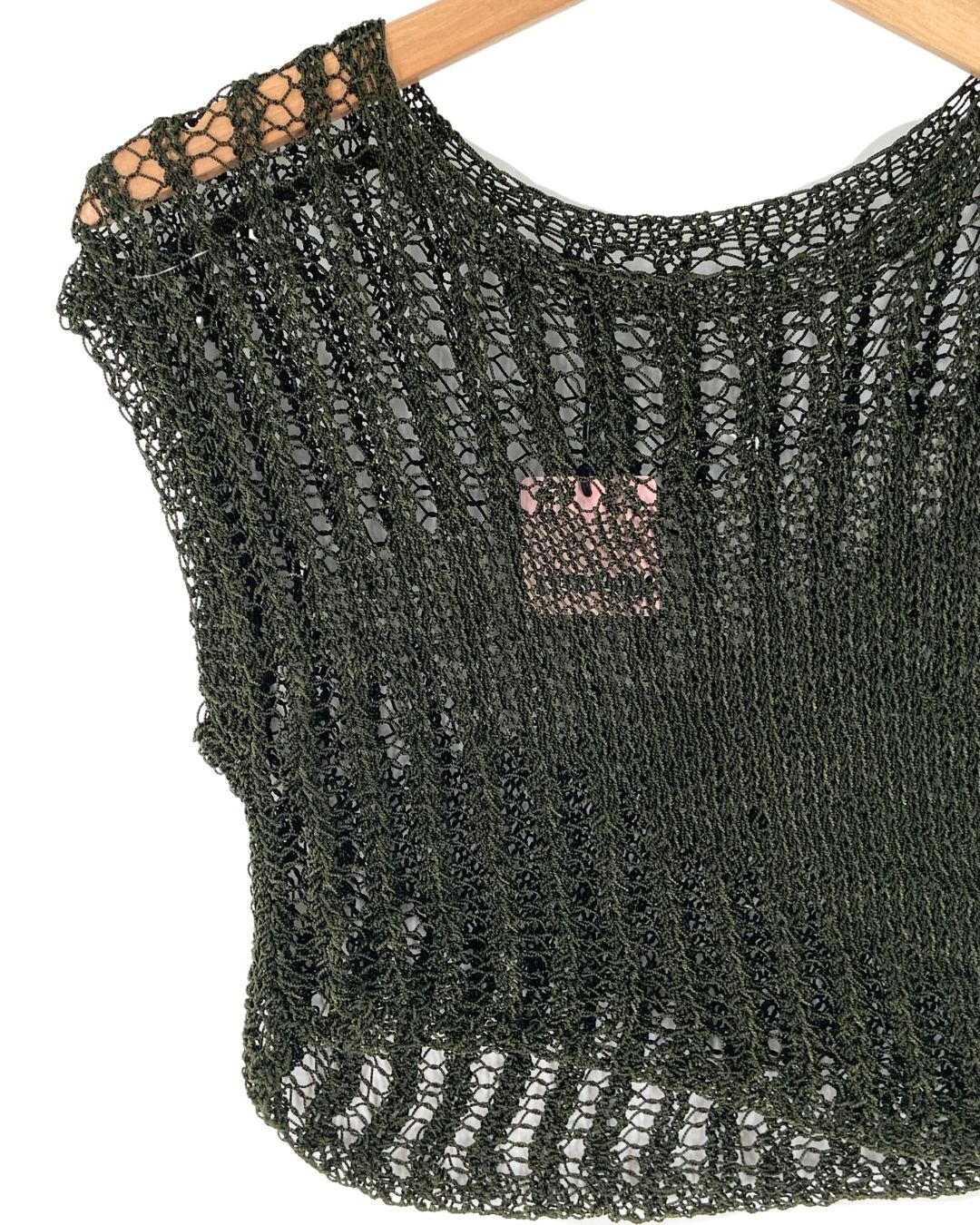 Blusa tejida crop